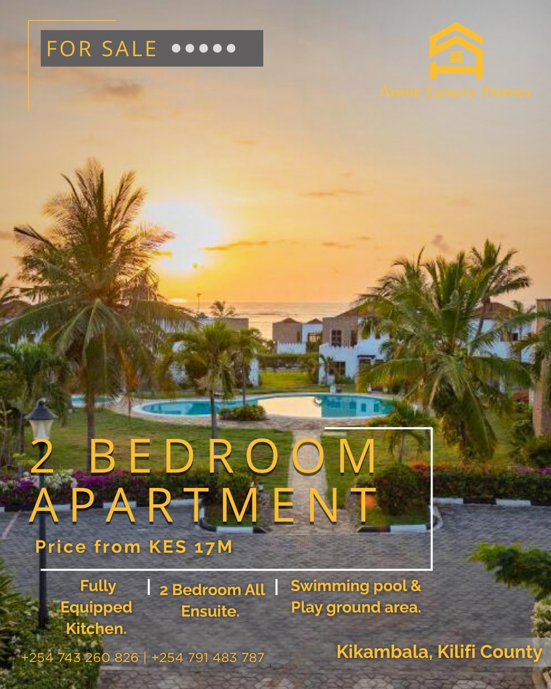 🌴 Sultan Palace | 2 Bedroom Luxury Apartment | Beachfront Living