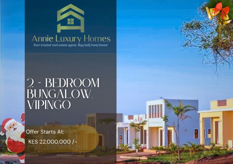 2-BEDROOM BUNGALOW FOR SALE